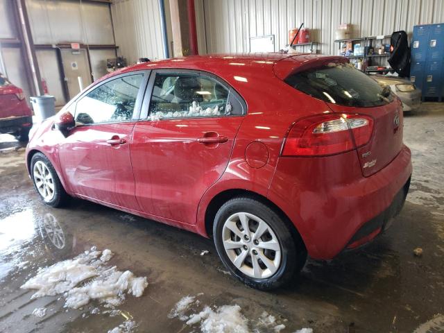 KNADM5A38E6358542 - 2014 KIA RIO LX RED photo 2