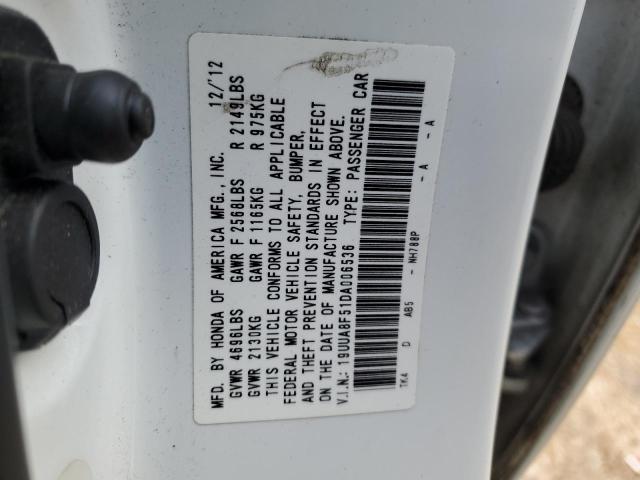 19UUA8F51DA006536 - 2013 ACURA TL TECH WHITE photo 13