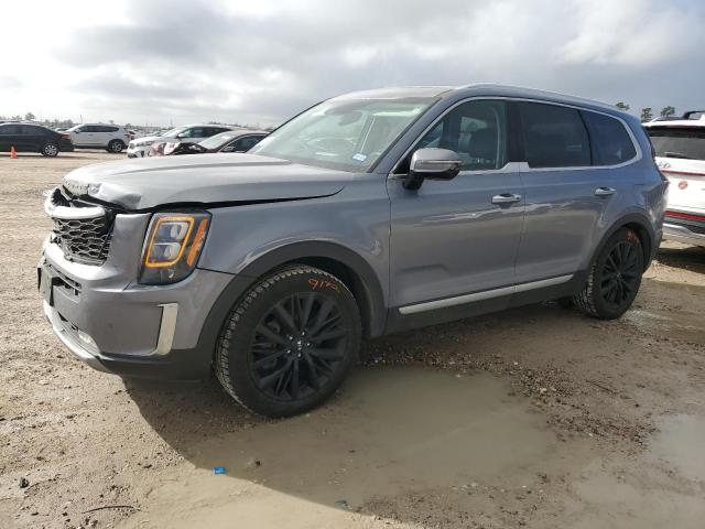 5XYP5DHCXMG121897 - 2021 KIA TELLURIDE SX GRAY photo 1