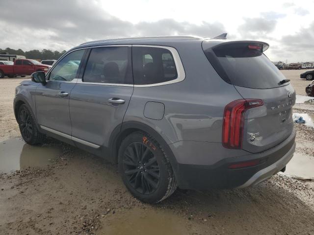 5XYP5DHCXMG121897 - 2021 KIA TELLURIDE SX GRAY photo 2