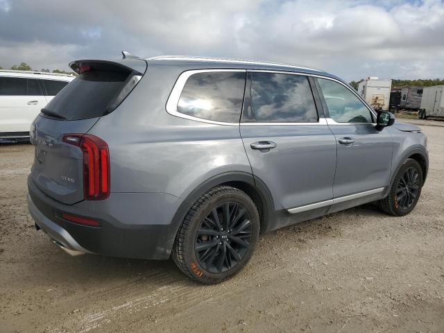 5XYP5DHCXMG121897 - 2021 KIA TELLURIDE SX GRAY photo 3