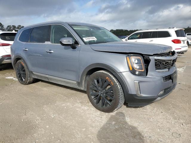 5XYP5DHCXMG121897 - 2021 KIA TELLURIDE SX GRAY photo 4