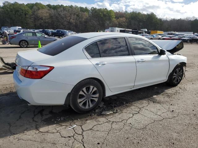 1HGCR2F38DA011409 - 2013 HONDA ACCORD LX WHITE photo 3