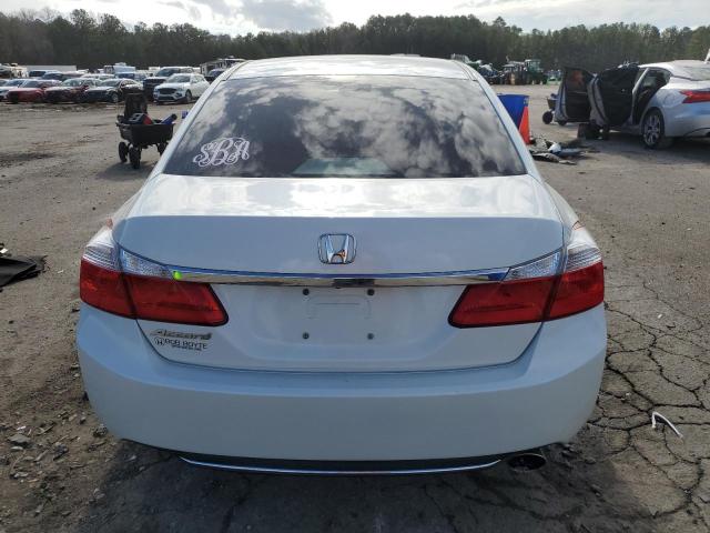 1HGCR2F38DA011409 - 2013 HONDA ACCORD LX WHITE photo 6