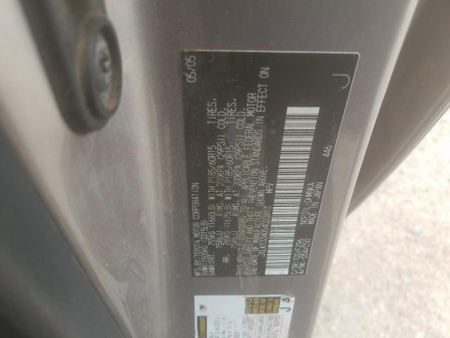 JTLKT334054022813 - 2005 TOYOTA SCION XB  照片 10