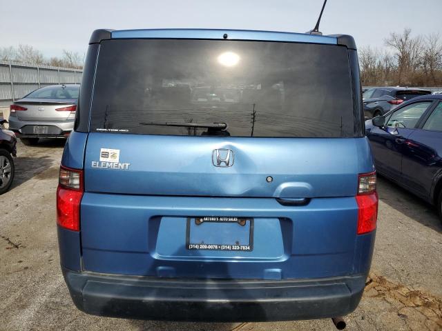 5J6YH28768L000811 - 2008 HONDA ELEMENT EX BLUE photo 6