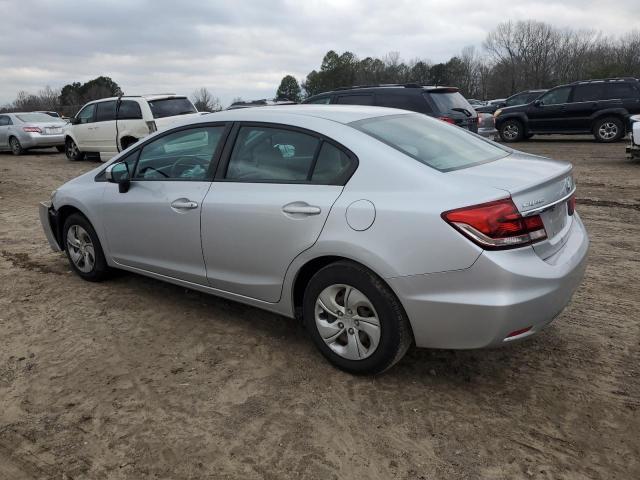 2HGFB2F52FH515686 - 2015 HONDA CIVIC LX SILVER photo 2