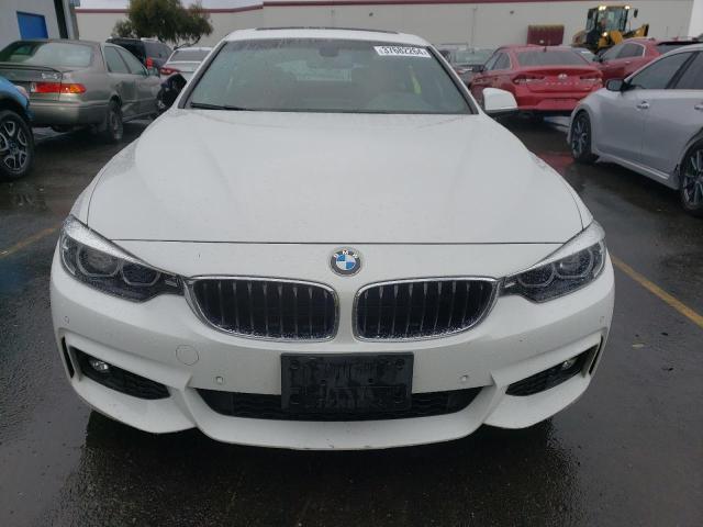 WBA4J1C54KBM17542 - 2019 BMW 430I GRAN COUPE WHITE photo 5