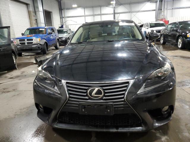 JTHCF1D27E5000583 - 2014 LEXUS IS 250 BLACK photo 5