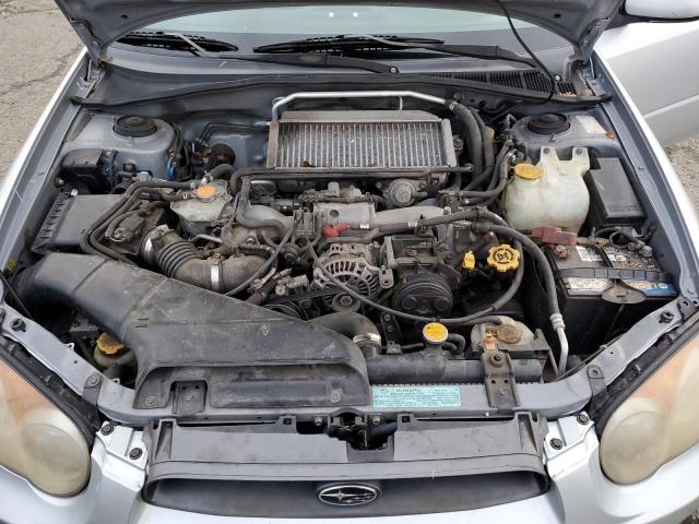 JF1GD29664G523824 - 2004 SUBARU IMPREZA WRX SILVER photo 11