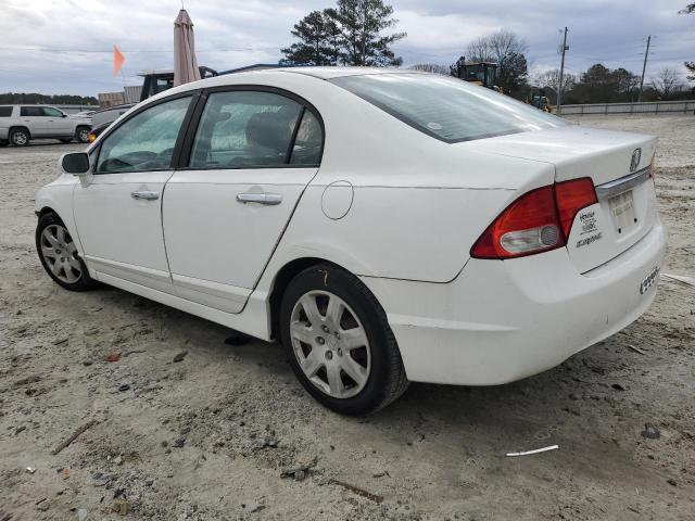 19XFA1F59BE006695 - 2011 HONDA CIVIC LX WHITE photo 2