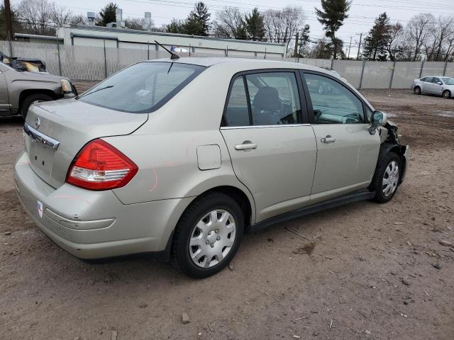 3N1BC11E89L385746 - 2009 NISSAN VERSA S BEIGE photo 3