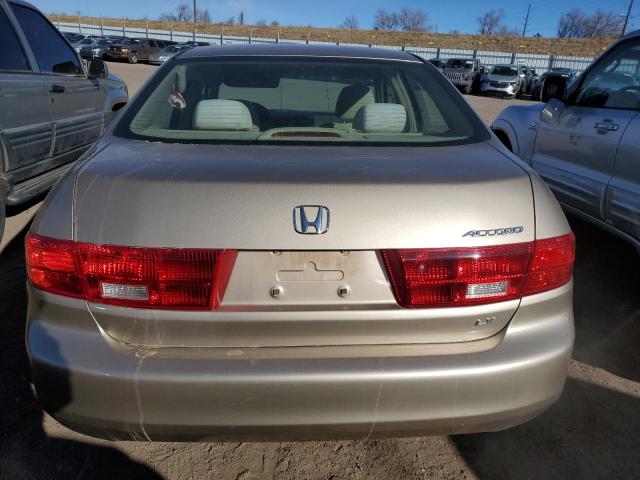 1HGCM56415A161968 - 2005 HONDA ACCORD LX TAN photo 6