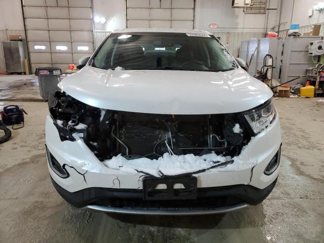 2FMTK3J96FBB12200 - 2015 FORD EDGE SEL WHITE photo 5