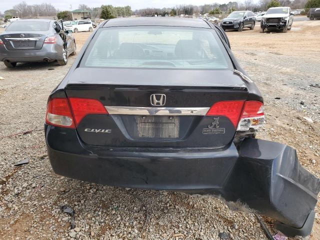 19XFA1F67AE059497 - 2010 HONDA CIVIC LX-S BLACK photo 6