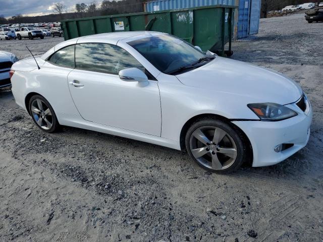 JTHFE2C26B2506426 - 2011 LEXUS IS 350 WHITE photo 4