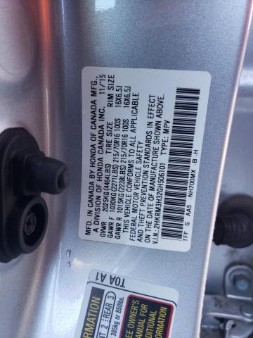 2HKRM3H32GH506101 - 2016 HONDA CR-V LX SILVER photo 13