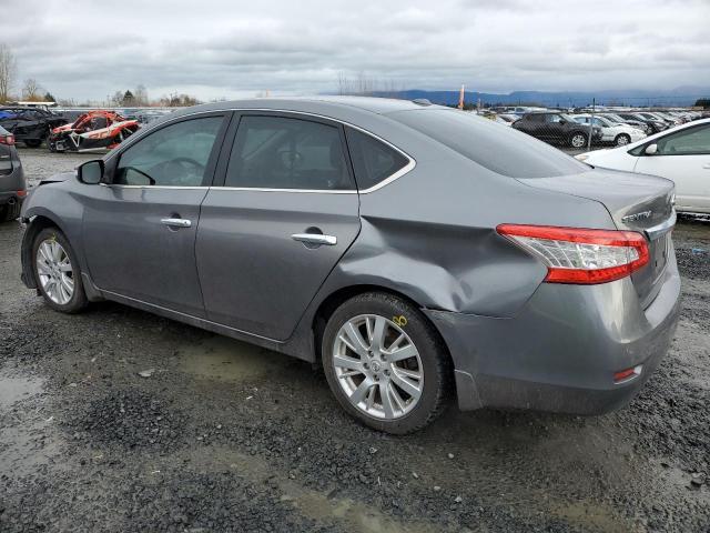 3N1AB7AP4FY221329 - 2015 NISSAN SENTRA S GRAY photo 2