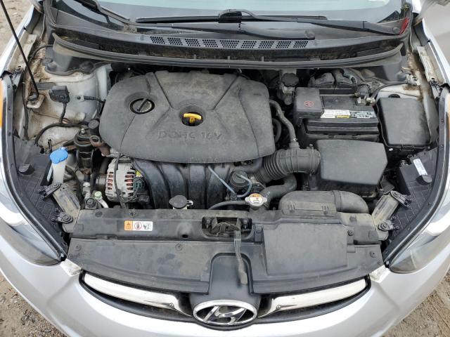 KMHDH4AE1DU545341 - 2013 HYUNDAI ELANTRA GLS SILVER photo 11