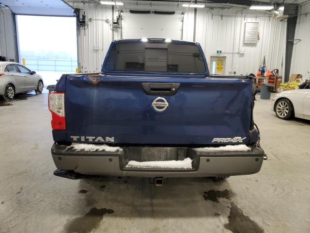 1N6AA1E52HN513001 - 2017 NISSAN TITAN SV BLUE photo 6