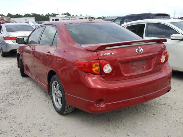 1NXBU40E59Z045307 - 2009 TOYOTA COROLLA BASE  照片 3