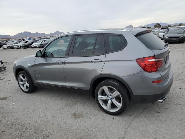 5UXWZ7C37H0V92165 - 2017 BMW X3 SDRIVE28I GRAY photo 2