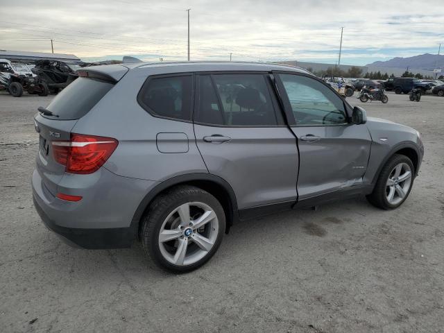 5UXWZ7C37H0V92165 - 2017 BMW X3 SDRIVE28I GRAY photo 3