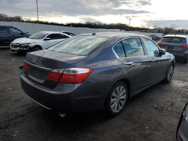 1HGCR2F84DA263749 - 2013 HONDA ACCORD EXL GRAY photo 3