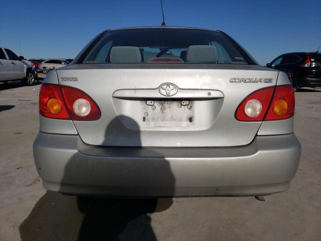 1NXBR32E74Z296833 - 2004 TOYOTA COROLLA CE SILVER photo 6