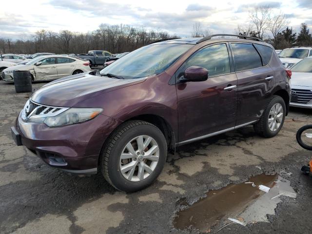 JN8AZ1MWXEW532072 - 2014 NISSAN MURANO S BURGUNDY photo 1