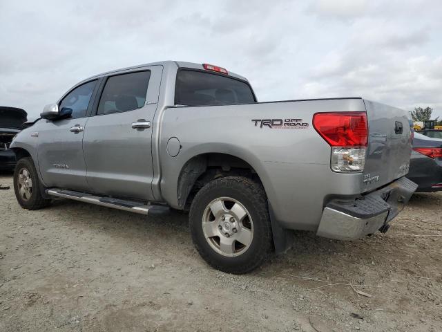 5TFHW5F19CX253876 - 2012 TOYOTA TUNDRA CREWMAX LIMITED SILVER photo 2