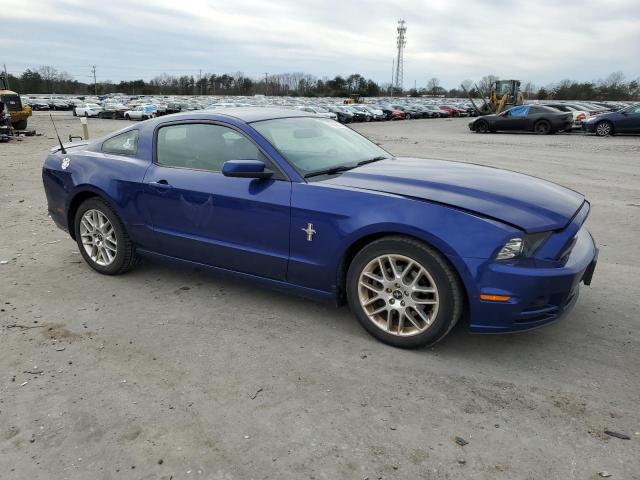 1ZVBP8AM3E5334440 - 2014 FORD MUSTANG BLUE photo 4