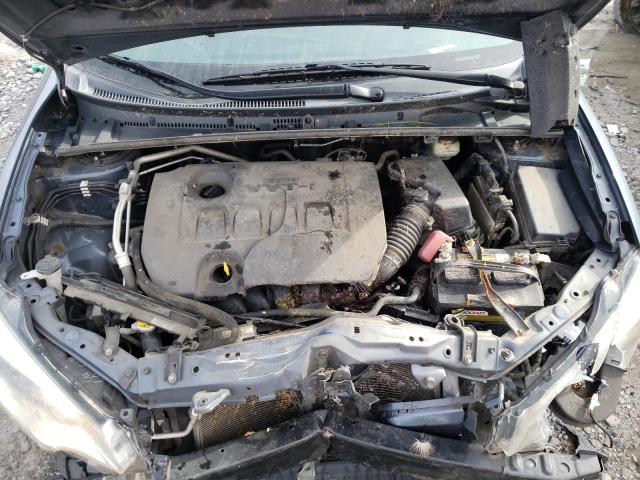 2T1BURHE2FC465654 - 2015 TOYOTA COROLLA L GRAY photo 11