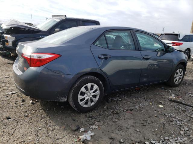 2T1BURHE2FC465654 - 2015 TOYOTA COROLLA L GRAY photo 3