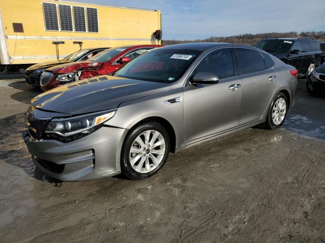 5XXGU4L38GG055773 - 2016 KIA OPTIMA EX GRAY photo 1