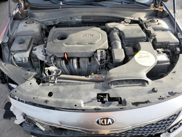 5XXGU4L38GG055773 - 2016 KIA OPTIMA EX GRAY photo 11