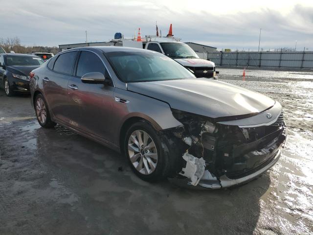 5XXGU4L38GG055773 - 2016 KIA OPTIMA EX GRAY photo 4