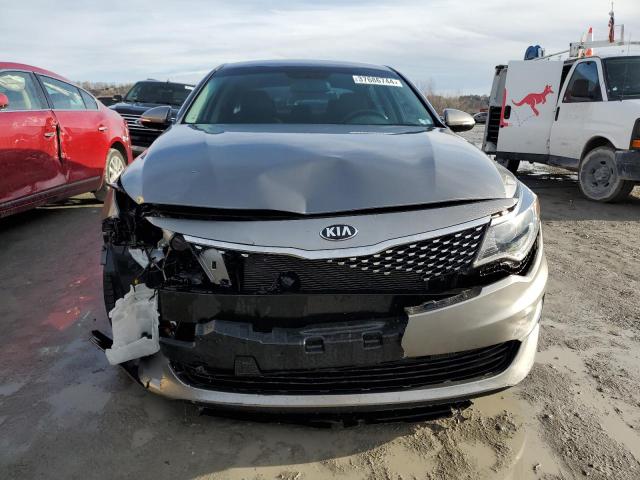 5XXGU4L38GG055773 - 2016 KIA OPTIMA EX GRAY photo 5