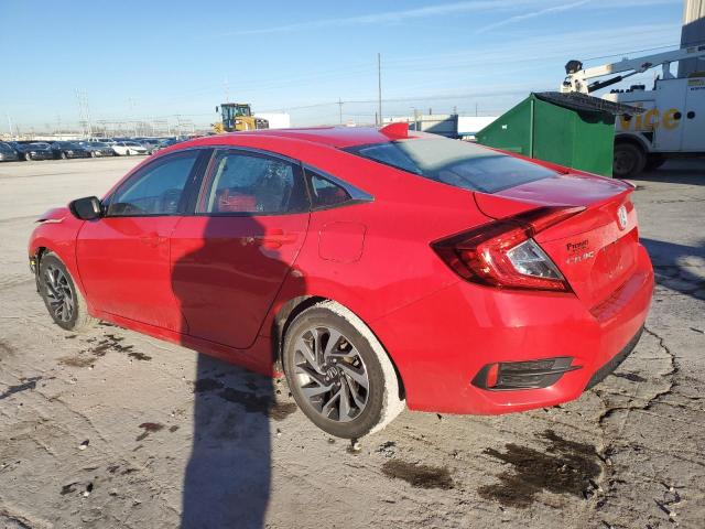 2HGFC2F76HH534727 - 2017 HONDA CIVIC EX RED photo 2