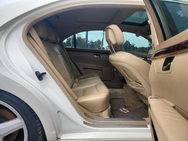 WDDNG7BB5BA393067 - 2011 MERCEDES-BENZ S 550 WHITE photo 6