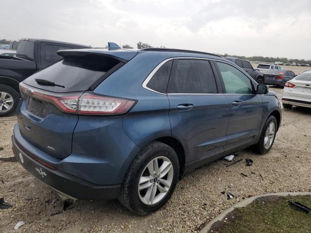 2FMPK3J80JBC58237 - 2018 FORD EDGE SEL BLUE photo 3