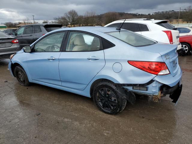 KMHCT4AE7EU654768 - 2014 HYUNDAI ACCENT GLS BLUE photo 2