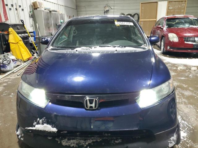 1HGFA168X7L120943 - 2007 HONDA CIVIC EX BLUE photo 5