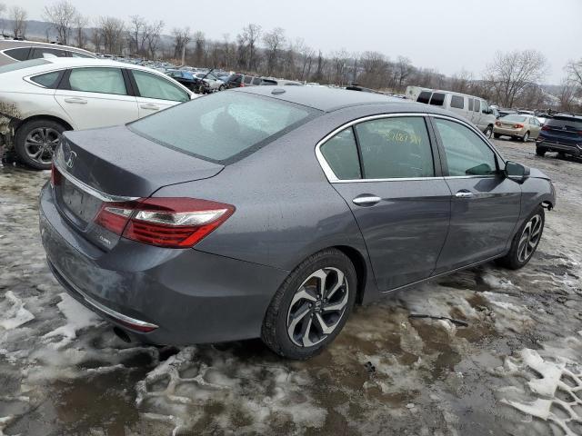 1HGCR2F88HA210607 - 2017 HONDA ACCORD EXL GRAY photo 3