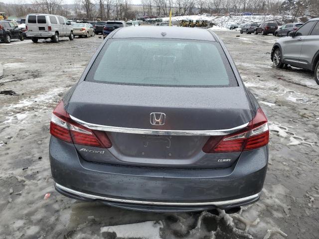 1HGCR2F88HA210607 - 2017 HONDA ACCORD EXL GRAY photo 6