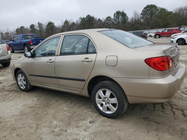 2T1BR32E04C240606 - 2004 TOYOTA COROLLA CE TAN photo 2