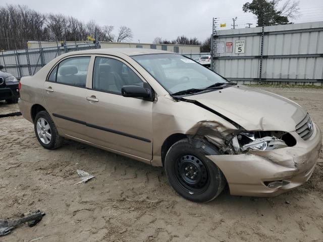 2T1BR32E04C240606 - 2004 TOYOTA COROLLA CE TAN photo 4