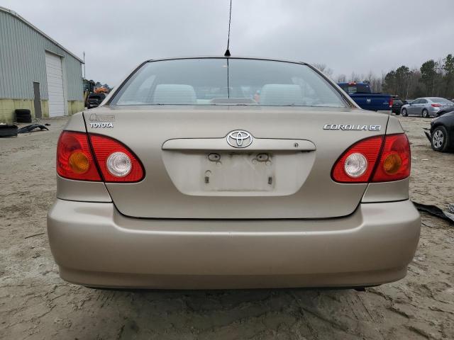 2T1BR32E04C240606 - 2004 TOYOTA COROLLA CE TAN photo 6