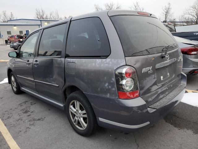 JM3LW28A060564719 - 2006 MAZDA MPV WAGON GRAY photo 2