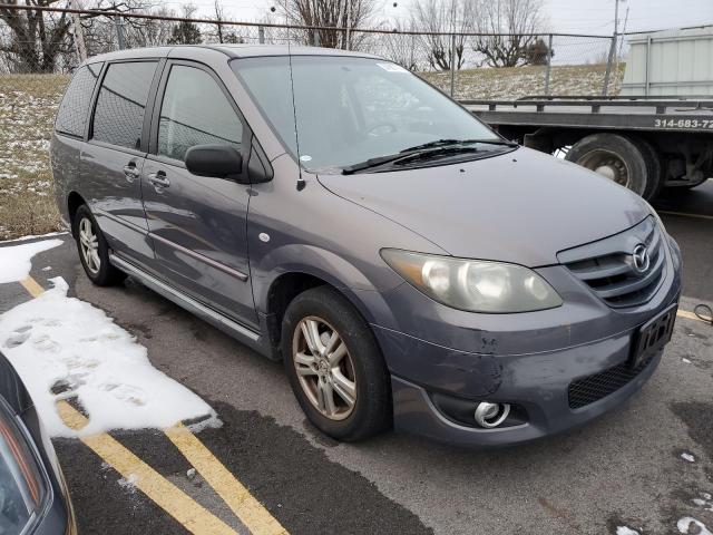 JM3LW28A060564719 - 2006 MAZDA MPV WAGON GRAY photo 4